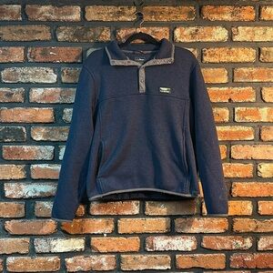 L.L.Bean Men's Sweater Fleece Pullover | Medium Reg | Warm & Stylish